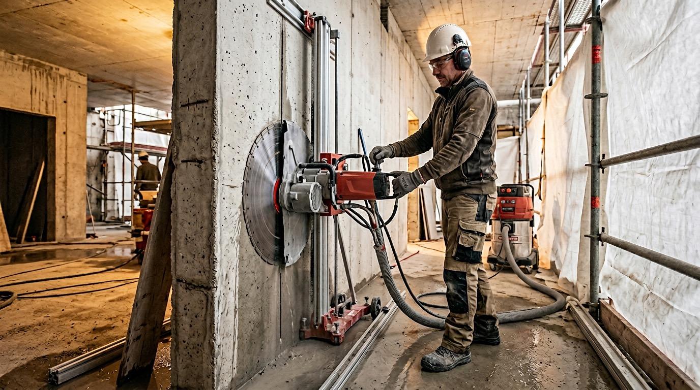 Betonschneiden / Wandsägen